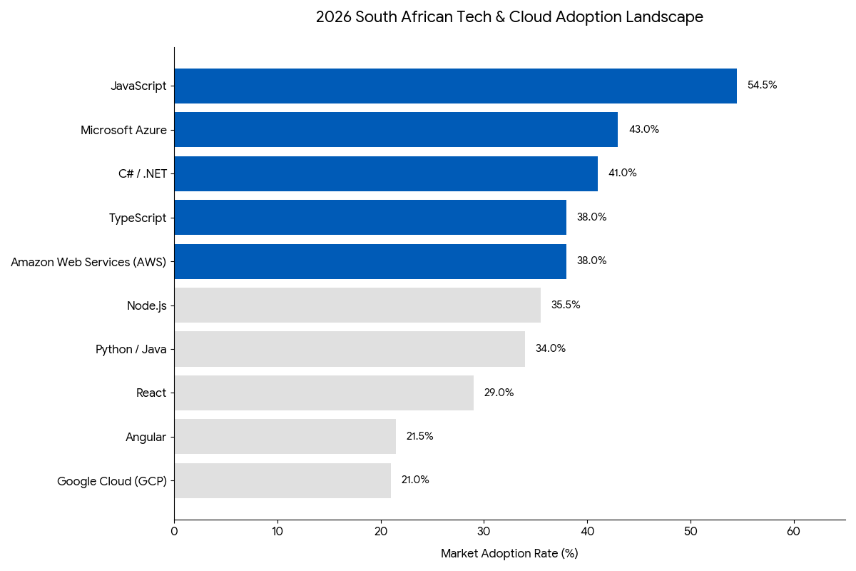 What Software Development Technologies Are Most Used in South Africa?